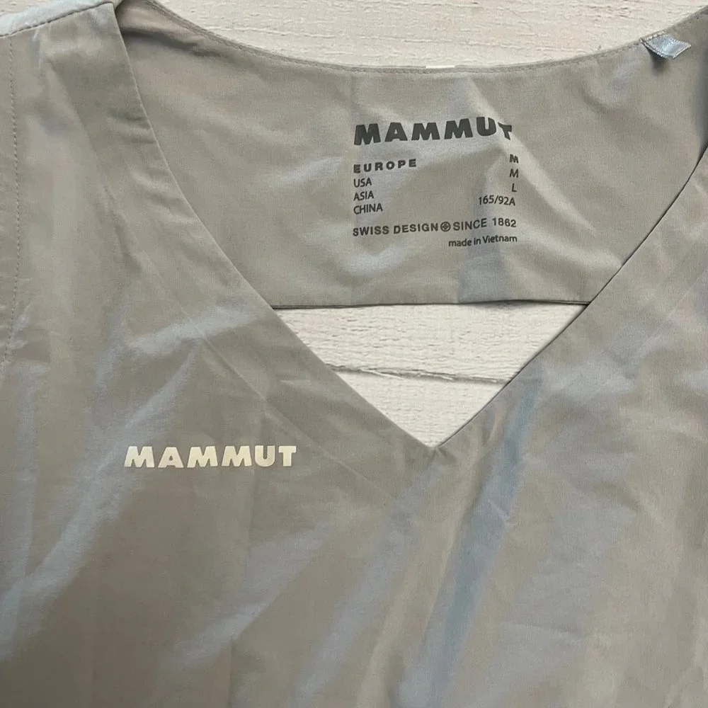 Mammut women’s light grey tank medium‎